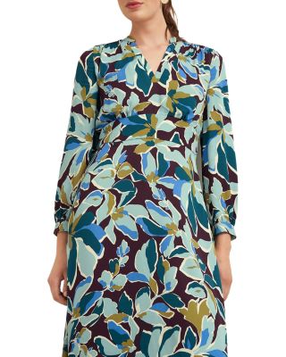 Lea Printed Midi Dress