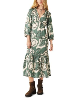 ba&sh - Ferae Printed Midi Dress