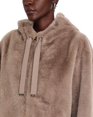 Faux Fur Hooded Jacket
