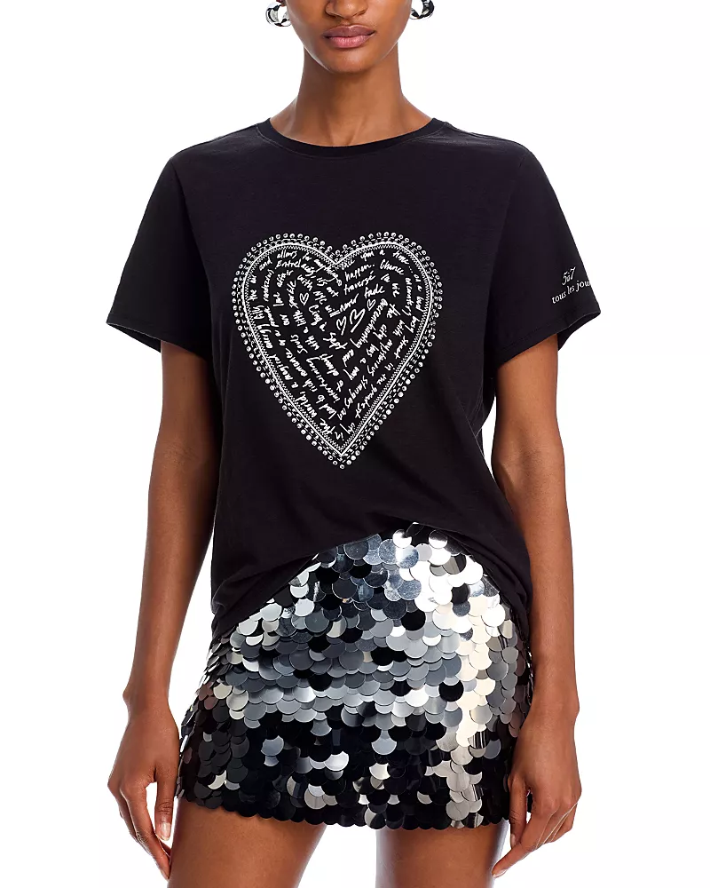 Cinq a Sept Love Letter Crewneck Tee