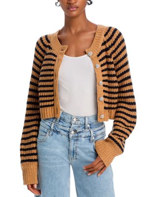 Cinq à Sept - Millie Striped Shaker Cardigan