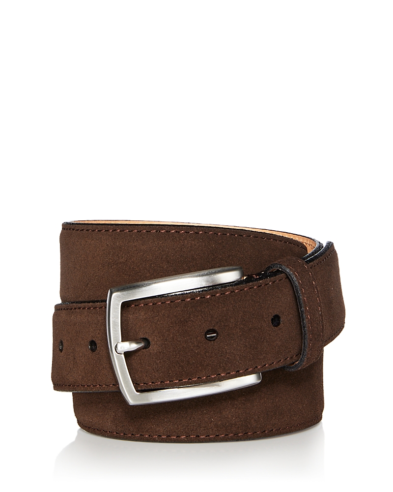 The Men's Store At Bloomingdale's Men's Suede Belt - Exclusive In Brown