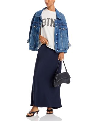 Silk Maxi Skirt 