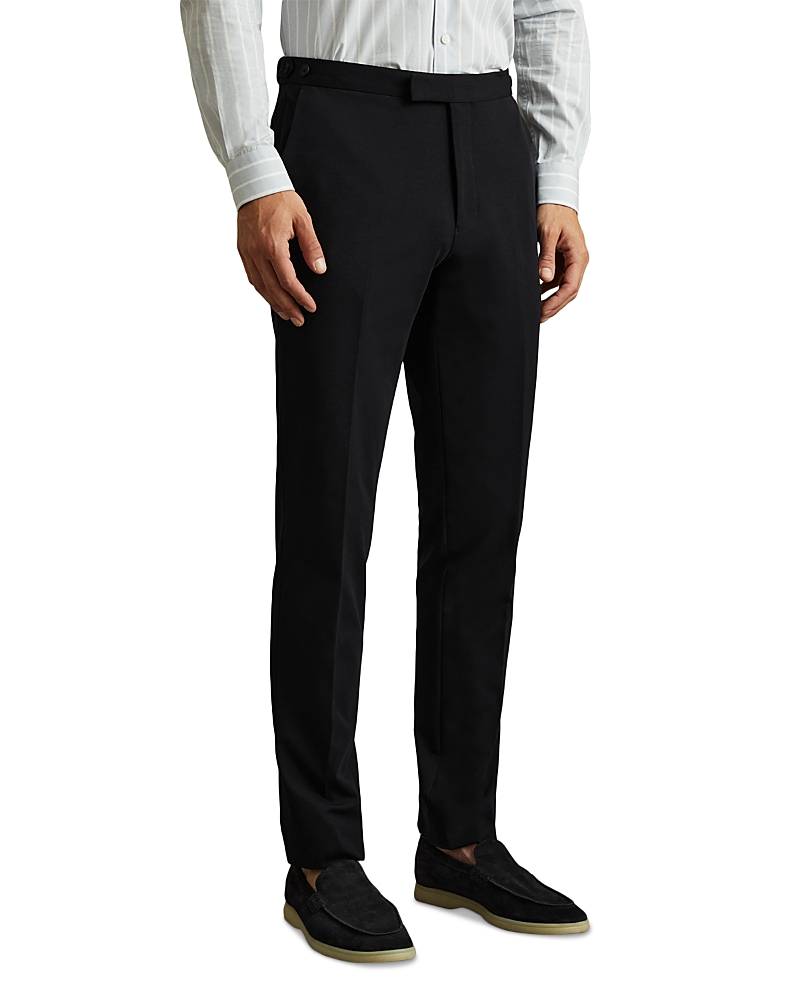 Reiss Navy Jersey Suit Trousers In Navy