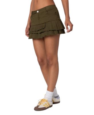 Edikted - Layered Pleats Mini Skirt