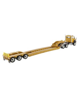  1/50 Caterpillar CT660 Highway Semi Truck with Lowboy Trailer Toy - Ages 11+