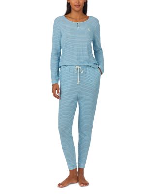 Ralph Lauren - Long Sleeve Scoop Neck Pajama Set