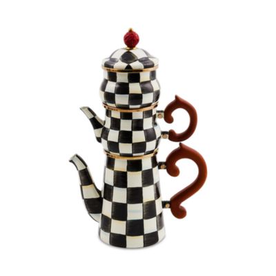 MacKenzie-Childs - Courtly Check Stackable Coffee Set