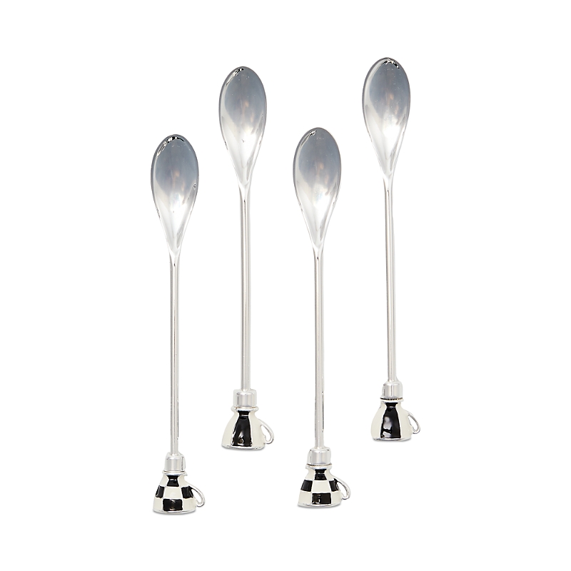 Mackenzie-childs Courtly Espresso Spoons, Set Of 4