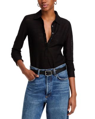 rag & bone Julia Polo Top