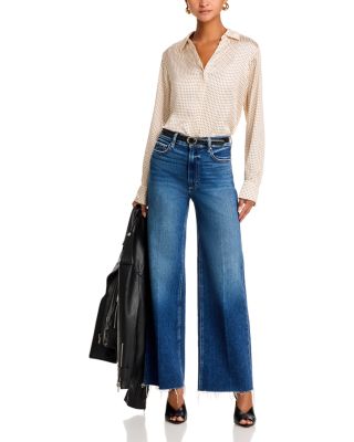 Anessa 31 High Rise Raw Hem Jeans