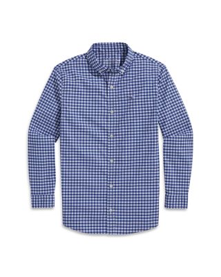 Boys' On-The-Go Brrr&deg; Gingham Button Down Shirt - Little Kid, Big Kid