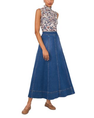 Denim Maxi Skirt