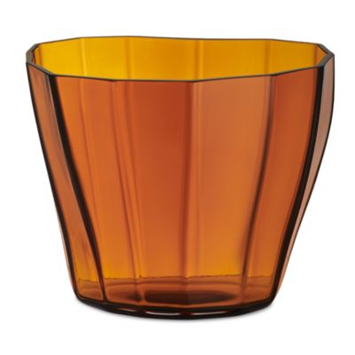 Reed Vase Amber, Low