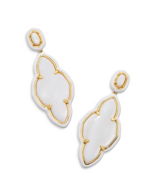 Kendra Scott - Abbie Mother of Pearl & Enamel Statement Earrings