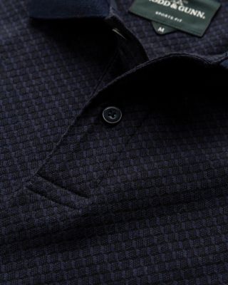 Leeson Cotton Geo Sports Fit Polo Shirt 