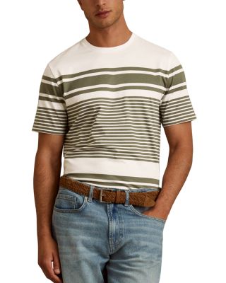 REISS - Lory Mercerized Cotton Stripe Tee
