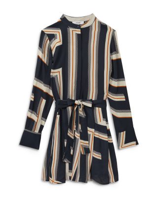 REISS Ciara Geo Print Mini Dress | Bloomingdale's Women