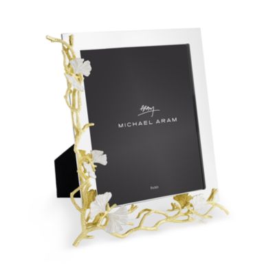 Butterfly Ginkgo Gold Reflective Frame, 8&amp;quot; x 10&amp;quot;