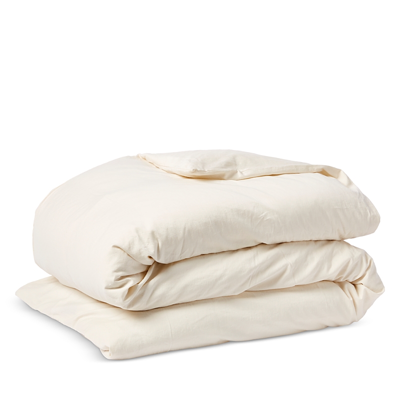 Coyuchi Cloud Soft Sateen Duvet Cover, King In Undyed