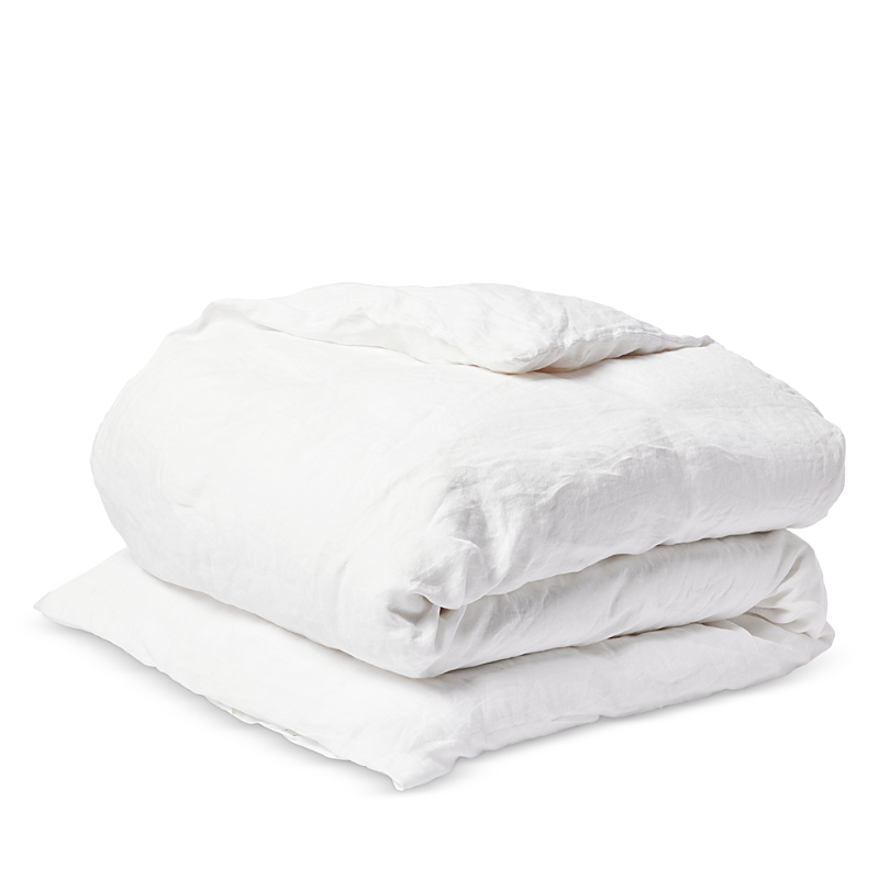 Coyuchi Relaxed Linen Duvet Cover, Full/queen In White