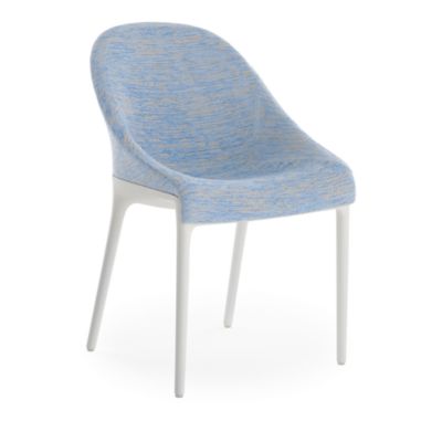 Eleganza Ela Dining Chair, White Legs