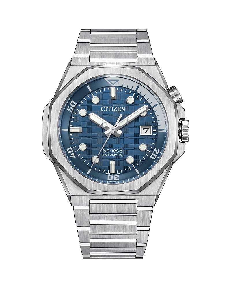 Citizen Series 8 Watch, 43mm In Blue/silver