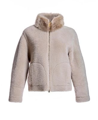 Shearling Jacket with Zipper