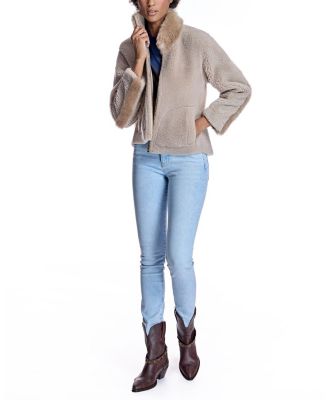 Shearling Jacket with Zipper