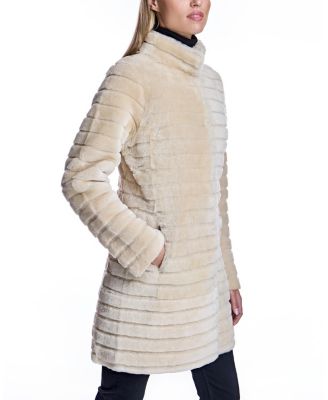 Grooved Shearling Jacket