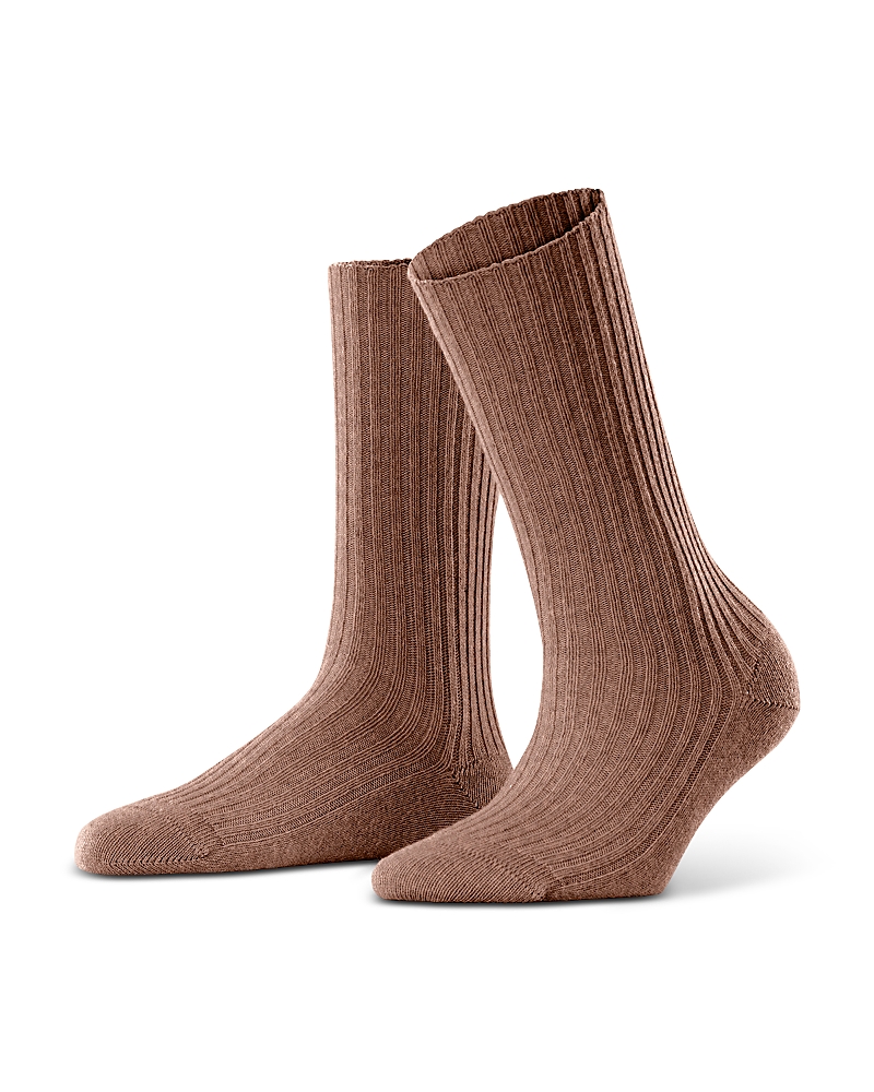 FALKE COSY WOOL RIBBED BOOT SOCKS