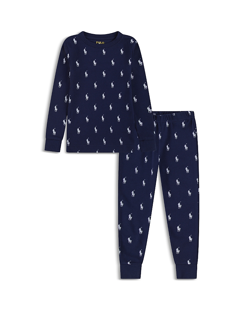 Polo Ralph Lauren Boys' Woven Long Top and Joggers Sleepwear Set - Little Kid
