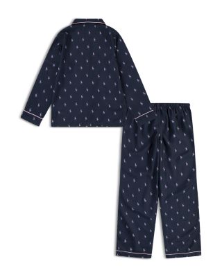 Girls' Woven Long Sleeve Pajama Set - Big Kid