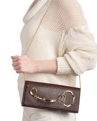 Twisted Gold Side Handle Clutch
