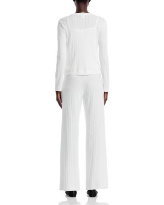 Pointelle Cardigan, Camisole &amp; Pants