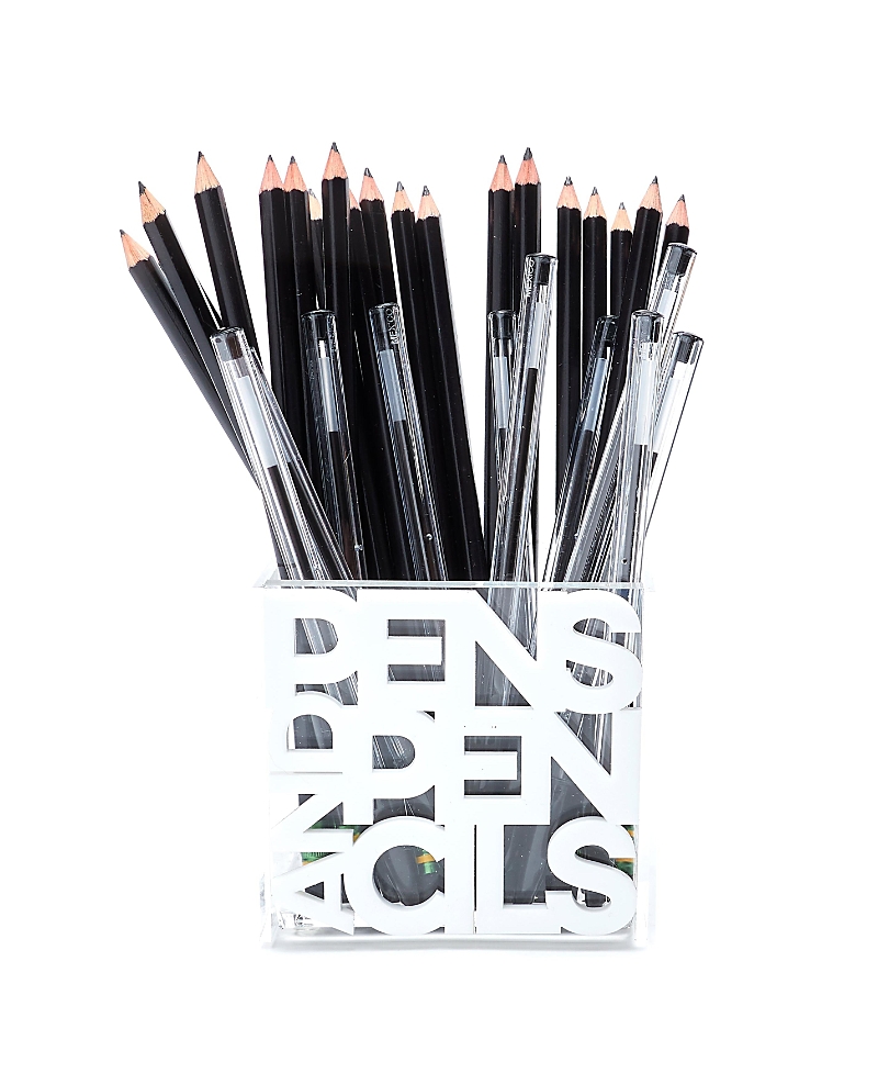 Tara Wilson Designs Pens And Pencils Holder In Clear