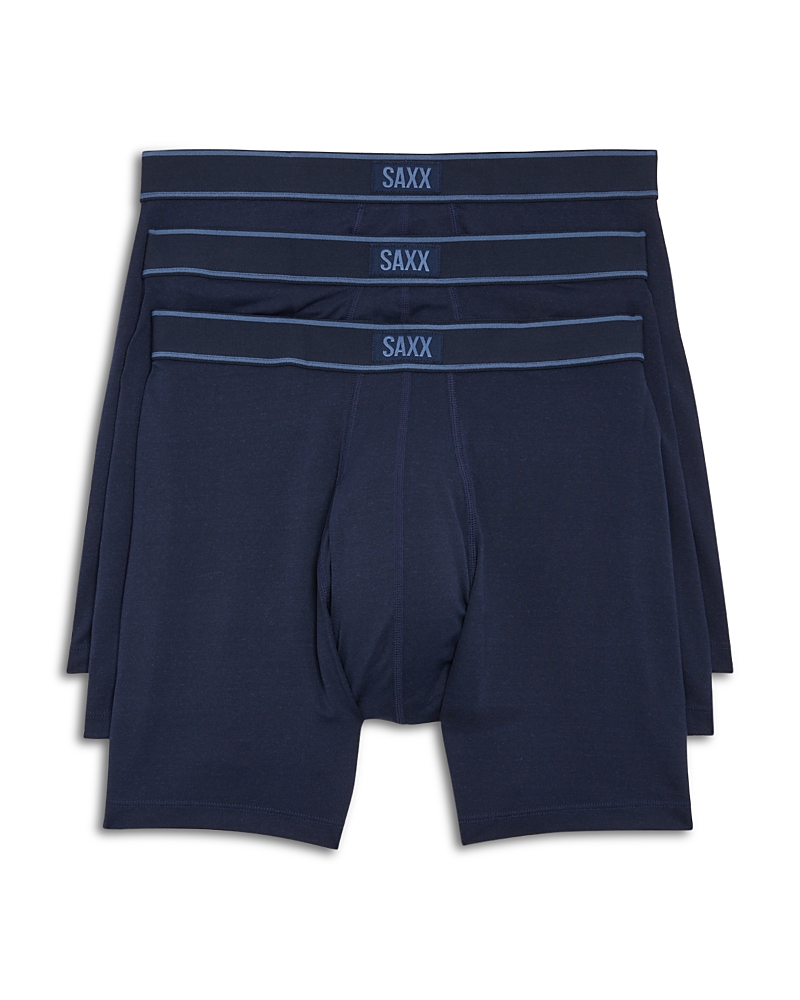 Saxx 3-pack Daytripper Boxer Briefs In Navy