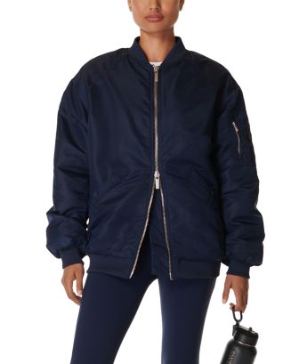 Sweaty Betty City Longline Bomber Jacket | Bloomingdale's Women