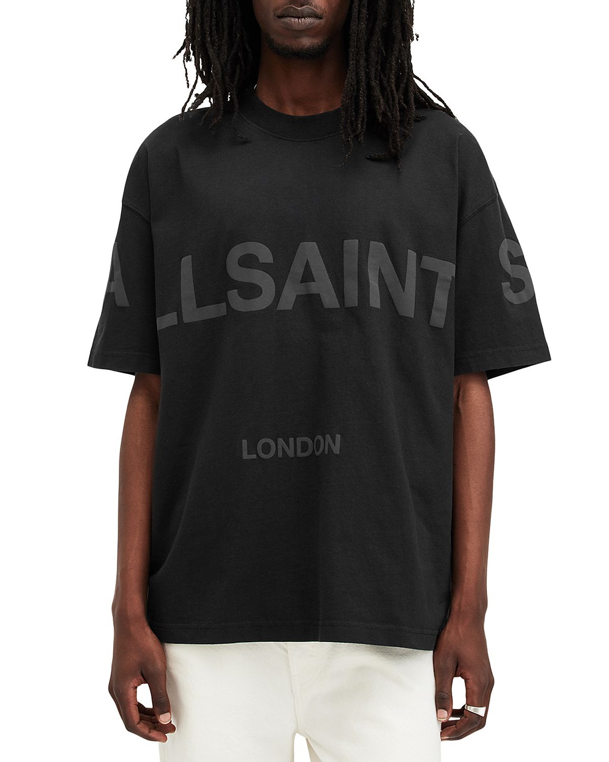 Allsaints Biggy Cotton Tonal Logo Tee