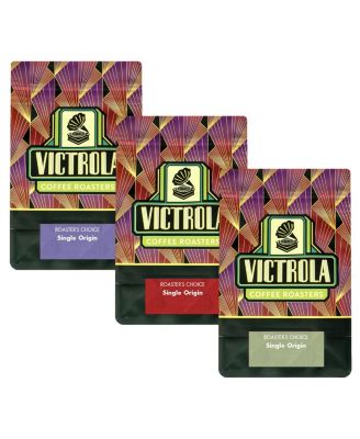  - Victrola Triple Revolving Single Origin Roaster's Choice Set  (3 x 12oz Bags)