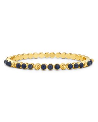 Capucine De Wulf Malachite Berry Gem Petite Hinged Bangle Bracelet