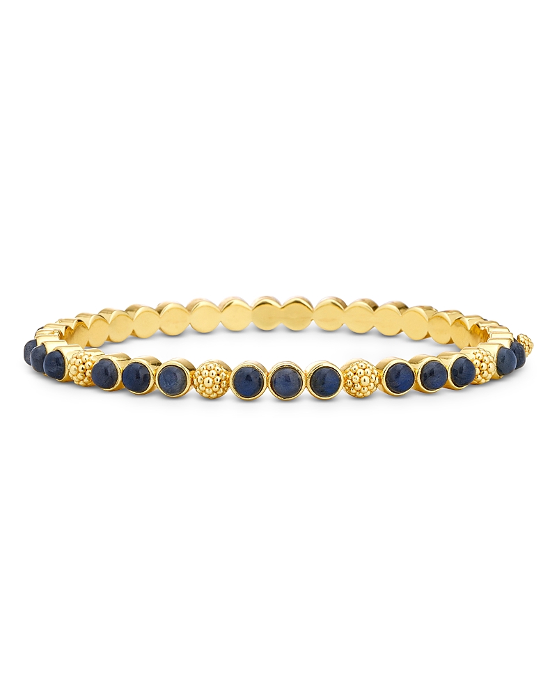 Capucine De Wulf Malachite Berry Gem Petite Hinged Bangle Bracelet