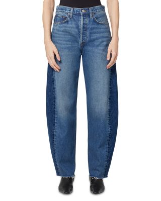 AGOLDE - Luna High Rise Curved Taper Jeans in Split