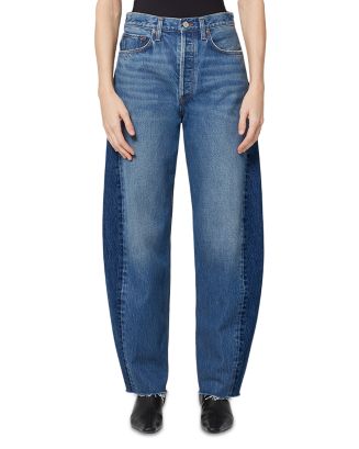 パンツ AGOLDE Tapered High Rise Exhaust Denim Pants Blue A1831371PA AGOLDE High Rise Baggy Taper Jeans | Shopbop