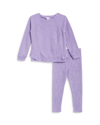 Splendid - Girls' Thermal Sweatshirt & Leggings Set - Little Kid