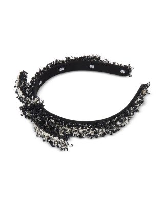 Lele Sadoughi - Tweed Ribbon Headband