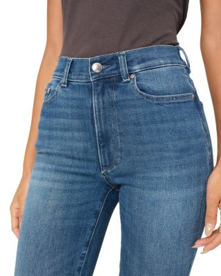 Halle Instasculpt High Rise Straight Leg Jeans in Palm Springs