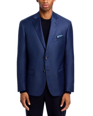District Check Regular Fit Sport Coat - Exclusive