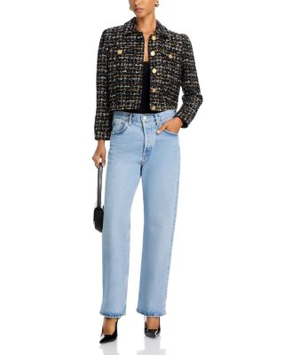 ★送料・関税込★GLOWNY★NELLE TWEED JACKET★ Cropped tweed jacket | SLY010