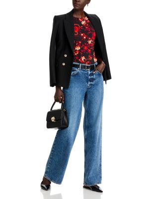 Ressi Baroque Flower Crewneck Tee
